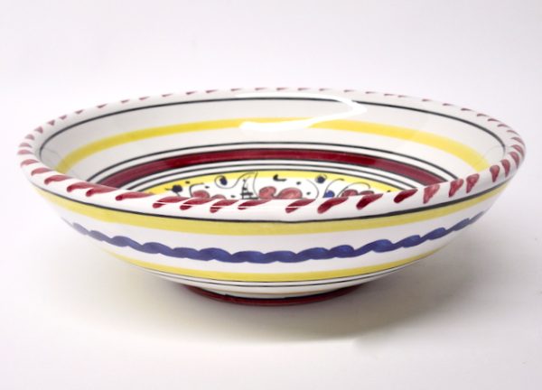 Deruta Galletto Red 8" Bowl - Image 2