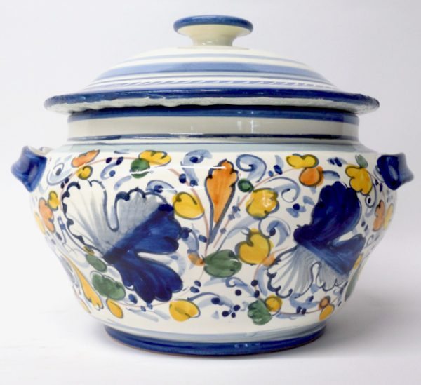 Tuscan Tureen with Foglia di Montelupo Blue