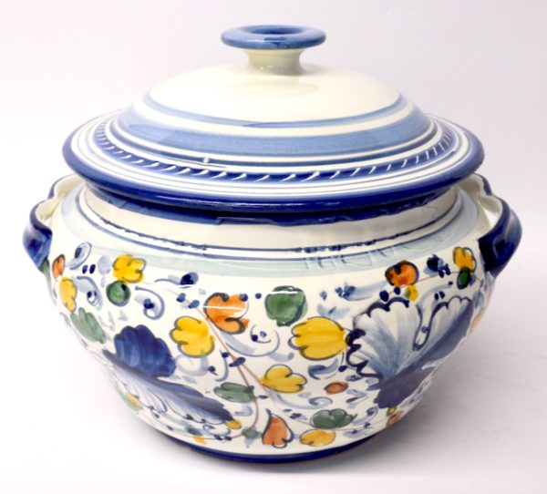 Tuscan Tureen with Foglia di Montelupo Blue - Image 2